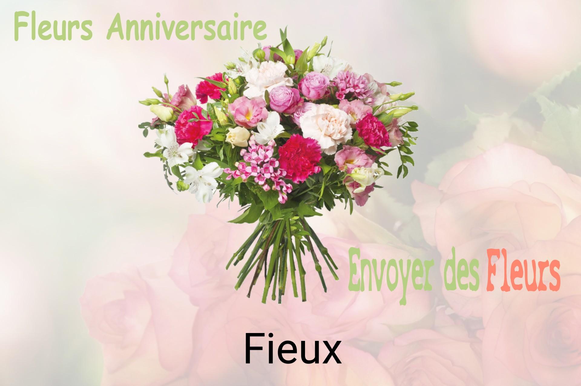 Bouquet de fleurs d’anniversaire livré à Fieux